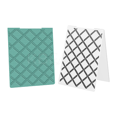 Plastic Embossing Folders DIY-WH0186-10-1