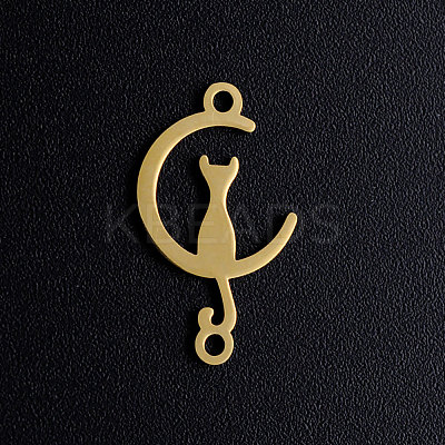 201 Stainless Steel Kitten Links connectors STAS-T049-T648-2-1