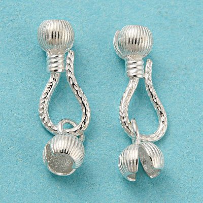 925 Sterling Silver S-Hook Clasps STER-Z004-03-1