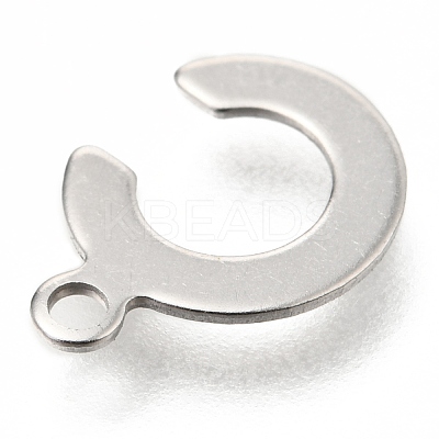 Non-Tarnish 201 Stainless Steel Charms X-STAS-C021-06P-C-1