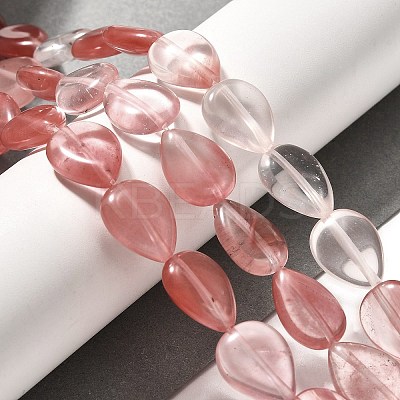 Cherry Quartz Glass Beads Strands G-P561-B09-01-1