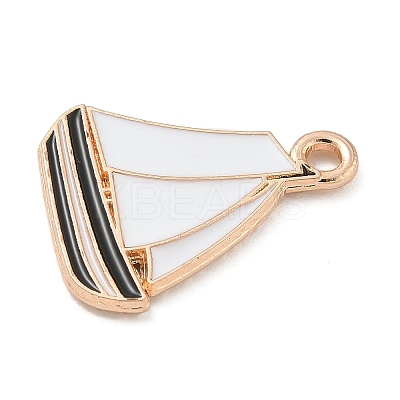 Alloy Enamel Pendants ENAM-A008-16KCG-01-1