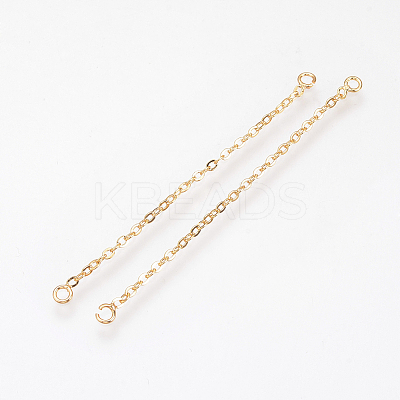 Brass Chain Links connectors LS-X-KK-Q735-165G-1