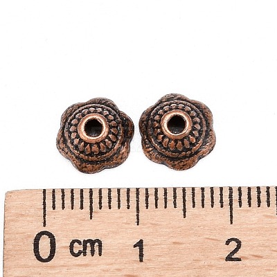 Tibetan Style Caps RLF11244Y-NF-1