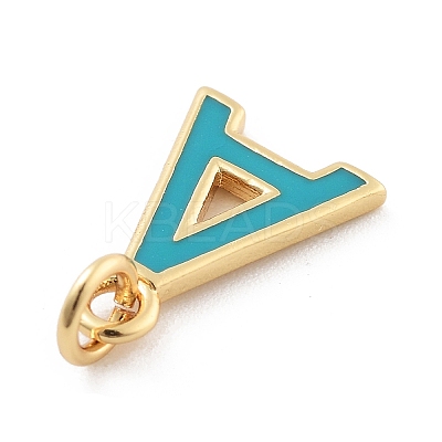 Rack Plating Brass Pendants KK-C065-03A-G-1