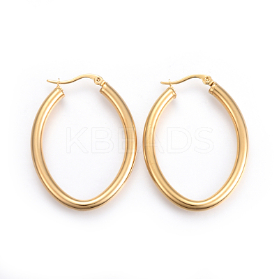 201 Stainless Steel Hoop Earrings EJEW-A052-16A-1