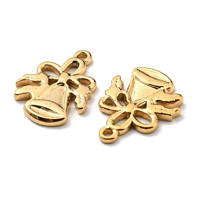 Ion Plating(IP) 304 Stainless Steel Charms STAS-Q248-06G-1