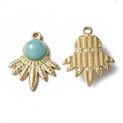 Natural Amazonite Pendants STAS-C064-VC892-1