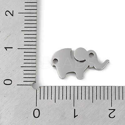 Non-Tarnish 304 Stainless Steel Connector Charms STAS-L279-015P-1