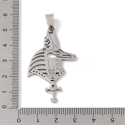 Non-Tarnish 201 Stainless Steel Pendants STAS-A094-06P-1