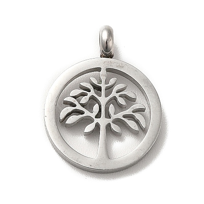 Non-Tarnish 304 Stainless Steel Pendants STAS-M311-09P-1