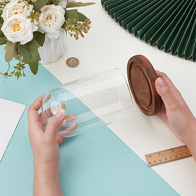 Glass Dome Cover DIY-WH0110-22-1