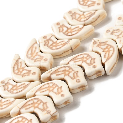 Synthetic Turquoise Dyed Beads Strands G-E594-01-1