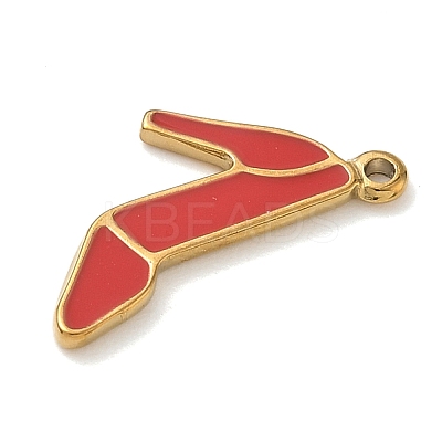 304 Stainless Steel Enamel Pendants STAS-I359-02G-03A-1