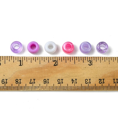 8 Styles Plastic Pearlized Beads KY-FS0001-21A-1