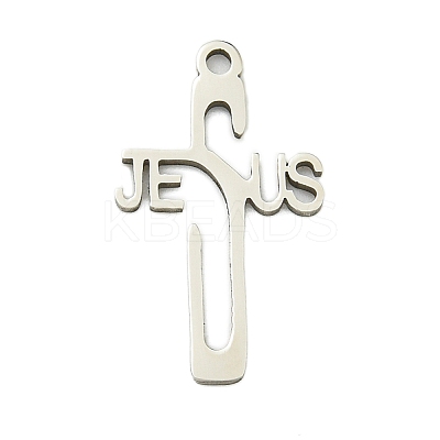 Non-Tarnish 201 Stainless Steel Pendants STAS-M015-07P-1
