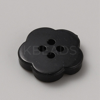 Spray Painted Plastic Buttons FIND-WH0152-394A-02-1