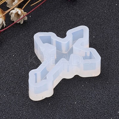 Cross Shape DIY Silicone Molds AJEW-P035-02-1