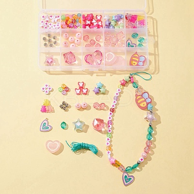 DIY Stretch Bracelet Making Kit DIY-FS0003-89-1