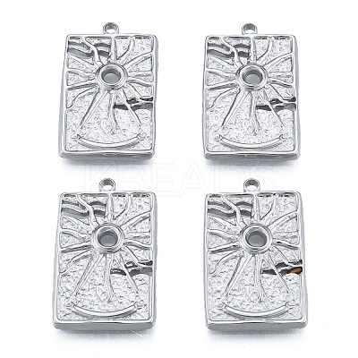 Non-Tarnish 304 Stainless Steel Pendants LS-STAS-N098-212P-1
