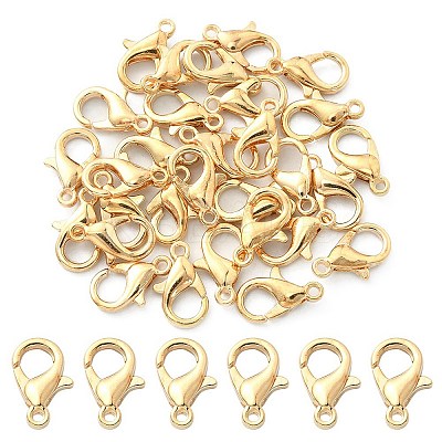 Zinc Alloy Lobster Claw Clasps FIND-YW0001-71KCG-1
