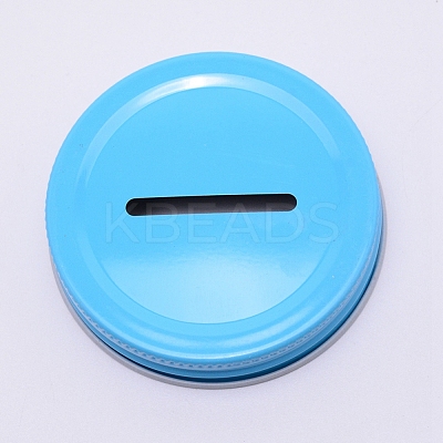 Tinplate Coin Slot Bank Lids FIND-WH0047-14E-1