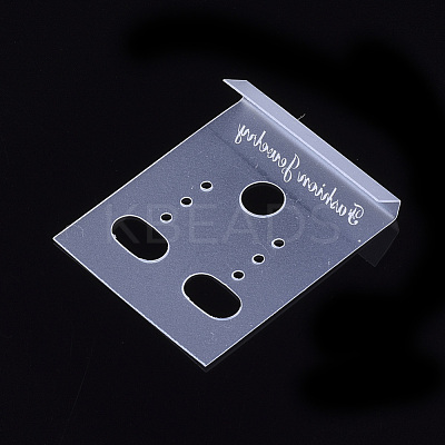 Plastic Earring Display Card EDIS-Q043-01-1