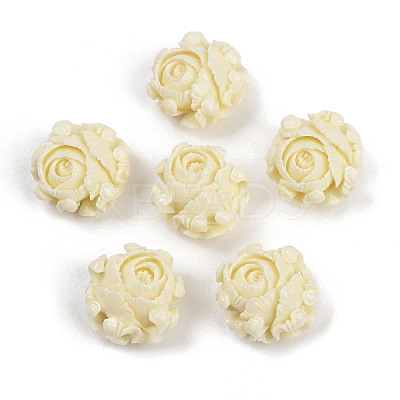 Dyed Synthetic Coral Carved Beads CORA-D035-01B-1