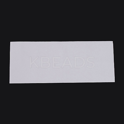 Plastic Necklace Chain Adhesive Pouch for Necklace Display Cards AJEW-P088-01C-1