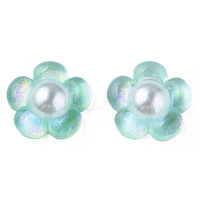 Translucent Epoxy Resin Cabochons CRES-N034-30B-1