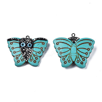 Synthetic Turquoise Pendants LS-TURQ-N213-02-1