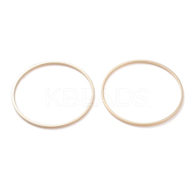 Brass Linking Rings KK-Y003-03K-G-1