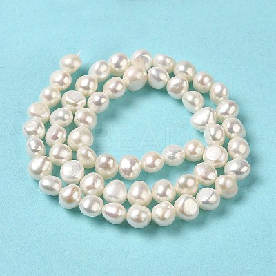 Natural Cultured Freshwater Pearl Beads Strands PEAR-E017-06-1