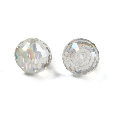 Transparent Electroplate Glass Beads EGLA-N002-31-G08-1