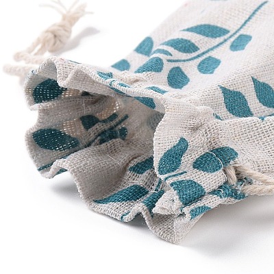 Linenette Drawstring Bags CON-PW0001-078A-12-1