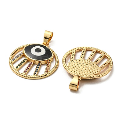 Real 18K Gold Plated Brass Pendants KK-L209-010G-02-1