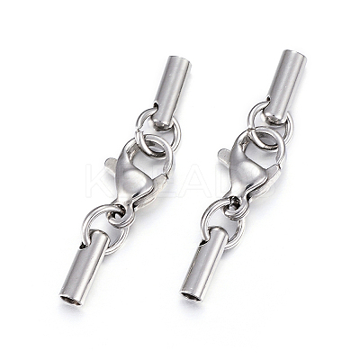 Tarnish Resistant 304 Stainless Steel Lobster Claw Clasps LS-STAS-P146-A10-2.0mm-1