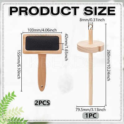 1Pc Wood Spinning Tool AJEW-UN0002-22-1