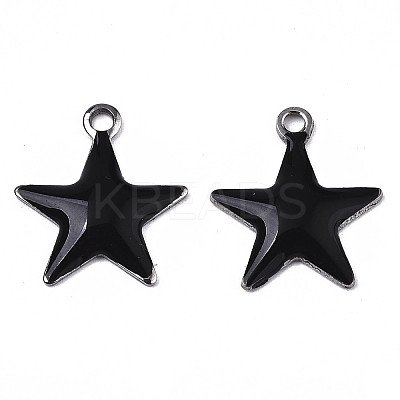 201 Stainless Steel Enamel Charms X-STAS-N088-14A-1