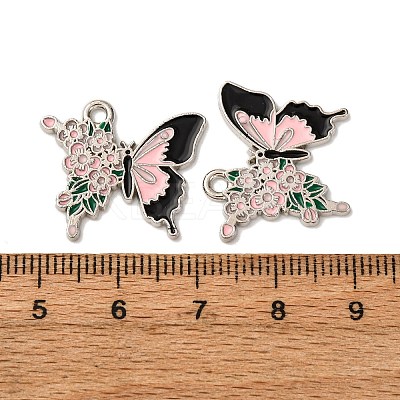 Alloy Enamel Pendants FIND-H051-01B-P-1