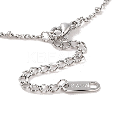 Non-Tarnish 304 Stainless Steel Pendant Necklaces NJEW-Z036-04P-1