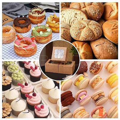 30Pcs 5 Styles Paper Bakery Boxes CON-CJ0001-30-1