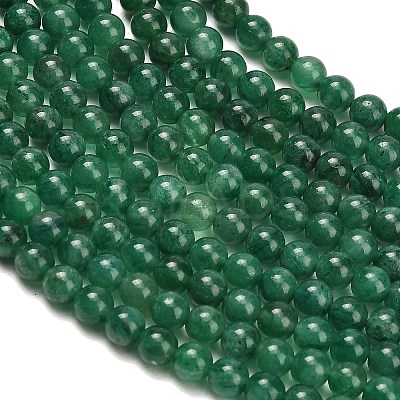 Natural Fuchsite Beads Strands G-L661-B01-4mm-B-1