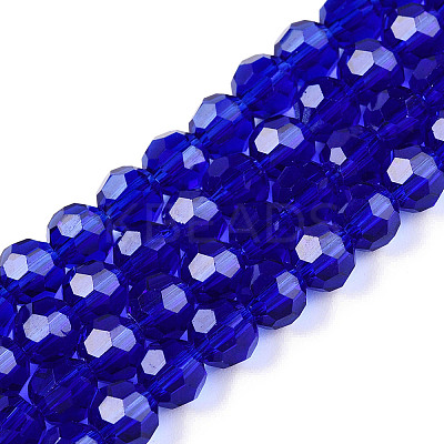 Transparent Glass Beads EGLA-A035-T10mm-D06-1