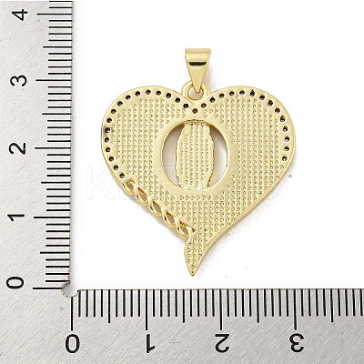 Rack Plated Brass Pendant KK-P270-05C-G-1