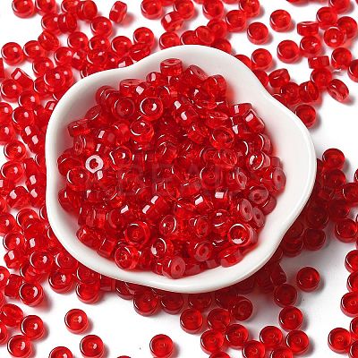 Transparent Colours Glass Seed Beads SEED-E001-T3x6mm-02-1