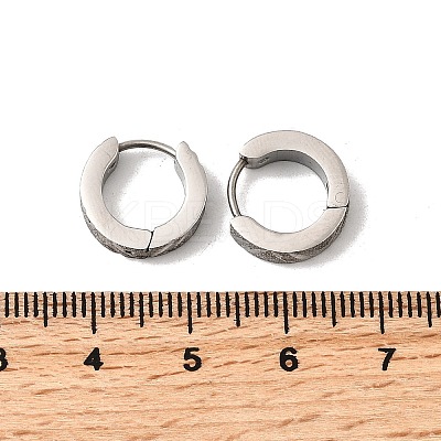 304 Stainless Steel Hoop Earrings EJEW-L302-03A-P-1