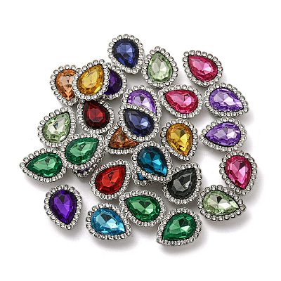 Acrylic Rhinetsone Cabochons FIND-C054-02P-1