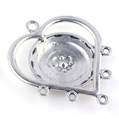 Tibetan Style Alloy Chandelier Components TIBE-Q054-08AS-NR-1