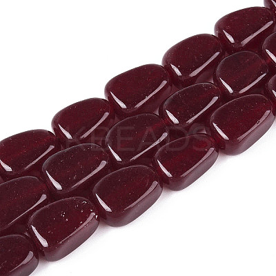 Natural White Jade Beads Strands G-N354-02A-02-1